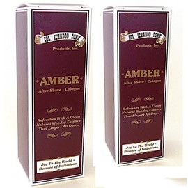 Col Conk Amber Aftershave-Cologne - 2 Pack