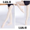 L&K-II Ballet Tights Girls Dance Tights Microfibre Coloured Size 86-152