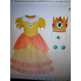 na GIRL'S PRINCESS DRESS UP COSTUME WITH ACCESSORIES - NEW