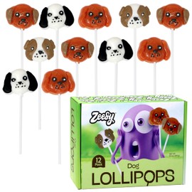 Dog Shaped Lollipops Individually Wrapped -12 Dog Party Favors Candy Suckers for Puppy Party Favors, Dog Birthday Suckers, Dog Birthday Party Supplies, Puppy Adoption, Animal Birthday Party Supplies