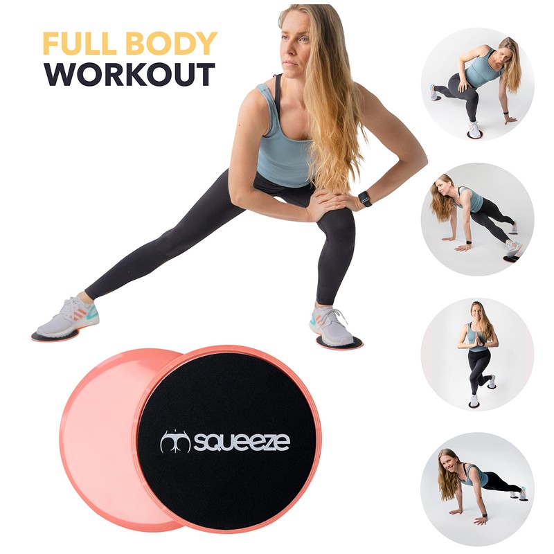 Squeeze Bands Core Sliders and Resistance Bands Set – 3