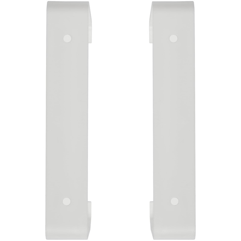 2 x 110 x 55 mm flat duct brackets for