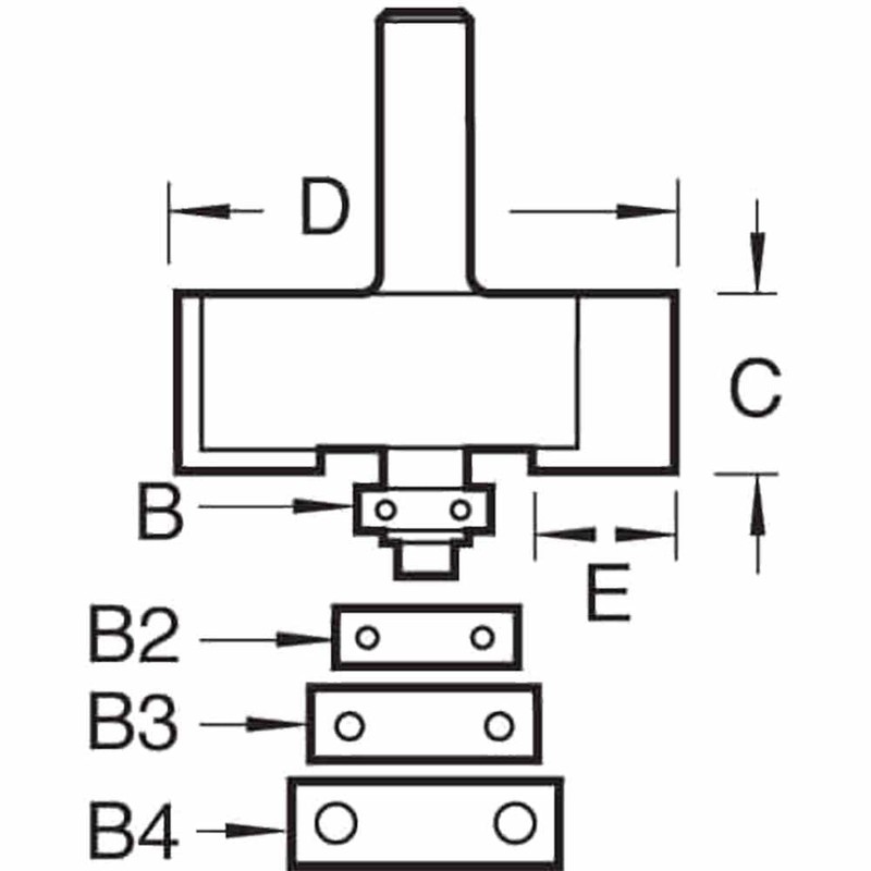 TREND Professional Ball Bearing Rabbet Router Cutter, 8 mm Shank,