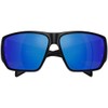 Native Eyewear Men's XD9047 Sightcaster II Rectangular Sunglasses, Matte Black/Blue