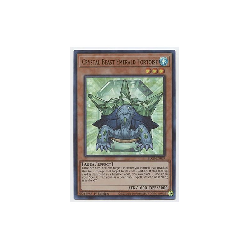 Crystal Beast Emerald Tortoise - BLCR-EN049 - Ultra Rare -