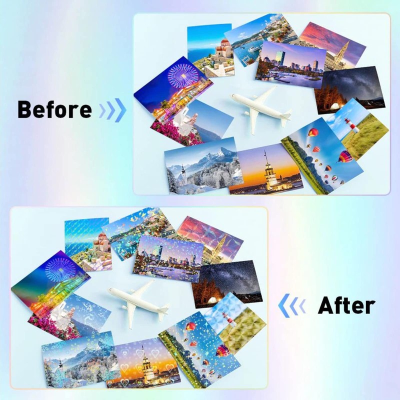 Copeflap Clear A4 Hologram Sheets 20 Sheets Laminating Film Hologram