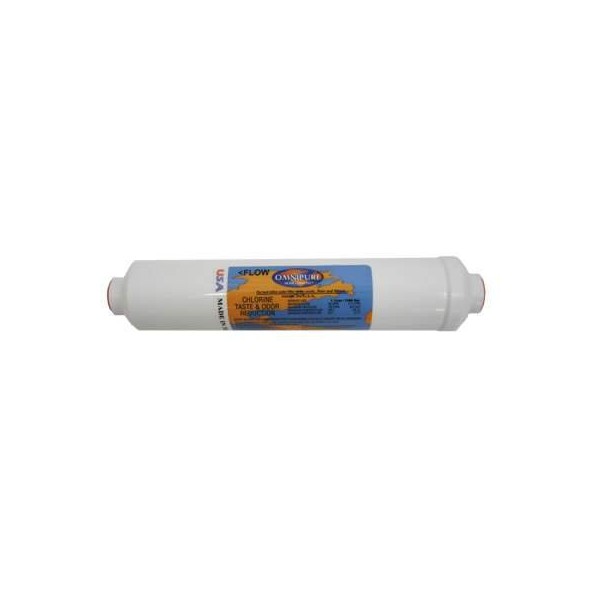 Omnipure (K5505-JJ) 10"x2.5" Inline K-Series 5 Micron Sediment 1/4" FQC