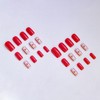 Spring Press on Nails Medium Length Coffin Shaped Fake Nails