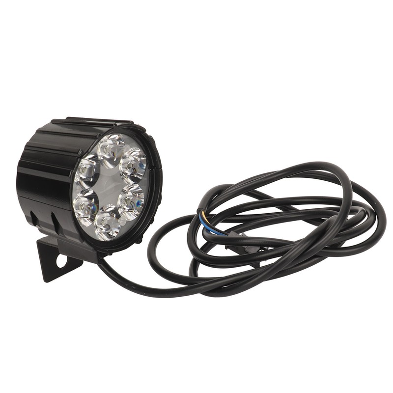 Cycling Horn Headlamp Waterproof 12‑72V Aluminum Electric Bike Front Light