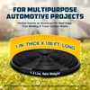 Camco 25212 Vinyl Trim Insert (1" x 100', Black)