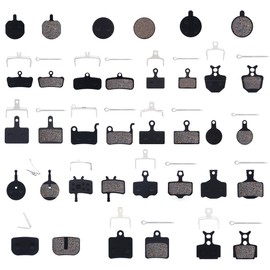 Yuauy 18 Kinds Brake Pads Resin Compound Semi-Metal Disc Brake Pad Spring Stainless Steel one Set