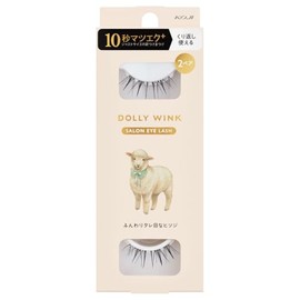 Dolly Wink Salon Eyelash No.19 Fluffy Droopy-Eyed Sheep 2 Pair