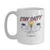 Stay salty st white gift mug