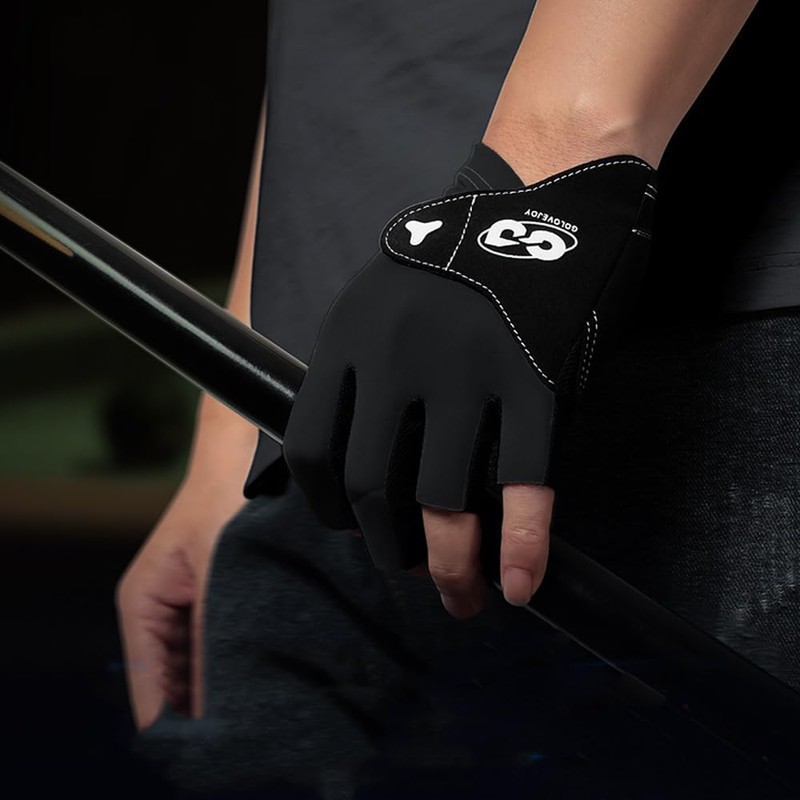 Billiard Gloves, Ice Silk Breathable and Non-Slip for Men and