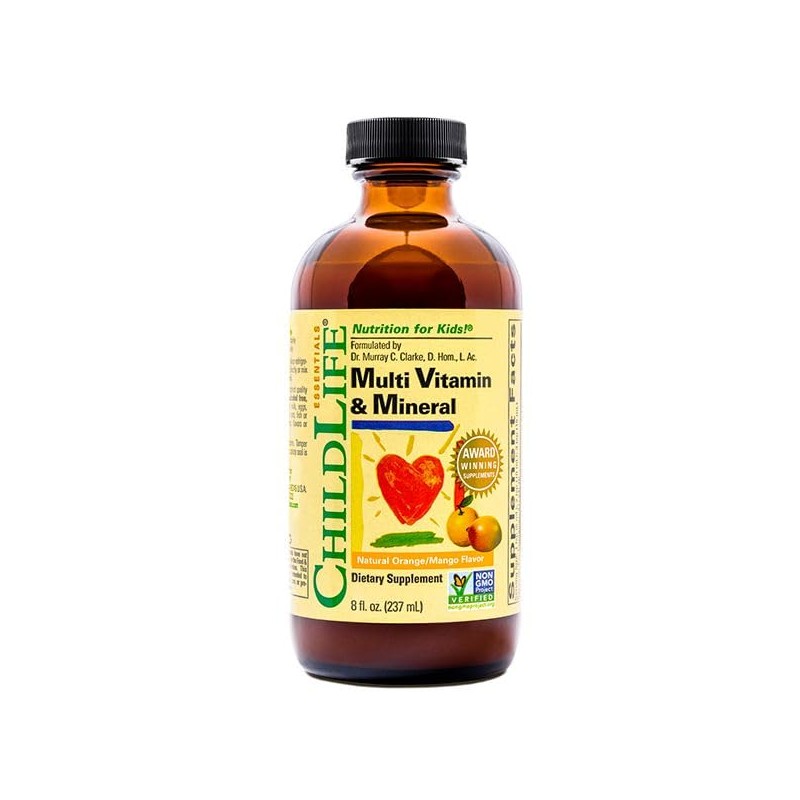 Childlife Multi Vitamina y Mineral Natural Naranja/mango Sabor 8 Fl