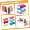 minkissy Nail Art 12pcs Manicure Files Nail Buffing Blocks Sponge