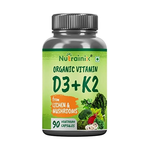 Plant Based Vitamin D3 from Lichen with K2 Supplement |