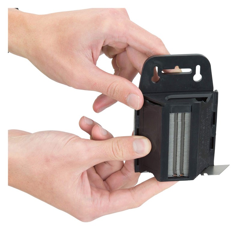 Sheffield 12282 Standard 100 Utility Box Cutter Blades with Dispenser,