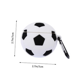 Gatuida 1 Pc Football Case Earphone Cover Earphone Sleeve Headset Case Earphone Shell Headset Shell Over Ear Wireless Headphones Headphone Storage Holder Headphone Bag Fashion 3D