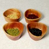 VieWood Small Wooden Bowl Set, Wood Bowls for Condiments, Dip