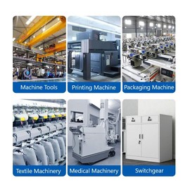 MACHSWON Clamping Screw Knob for Lathe Machine Mechanical Equipment Instrument and Apparatus Industry Equipment Plum Hex Shaped Grips Star Knob M8 x 25mm 2pcs