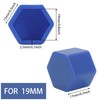 TOMALL 20pcs 19mm Silicone Wheel Lug Nut Covers Hub Screw