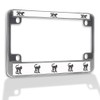 Fastasticdeals Metal Insert Bike License Plate Frame Monkey B Weatherproof