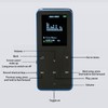 MP3 Player 8G Bluetooth 4.2 1.8 Inch Screen Noise Reduction