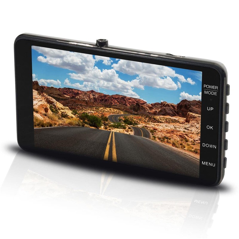 Minolta MNCD42-BK MNCD42 1080p Full HD Dash Camera with 4-Inch