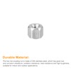 sourcing map M3 x 0.5-Pitch 6mm Length Coupling Nuts, 10pcs