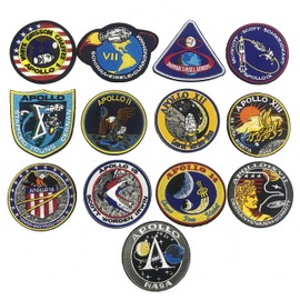 OYSTERBOY NASA Meatball 100th Space Shuttle Mission Hook and Loop Patch (Apollo 13 pcs)