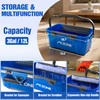 Window Cleaning Kit with Bucket, Squeegee, Scrubber & 80in Handle,