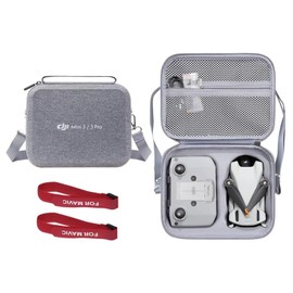 LINGHUANG Mini 3 Travel Case,Mini 3 Pro RC Storage Case,Large Capacity Carrying Case with Should Strap & Propeller Holder Strap for DJI Mini 3 / Mini 3 Pro Drone RC-N1 Remote Controller Accessories