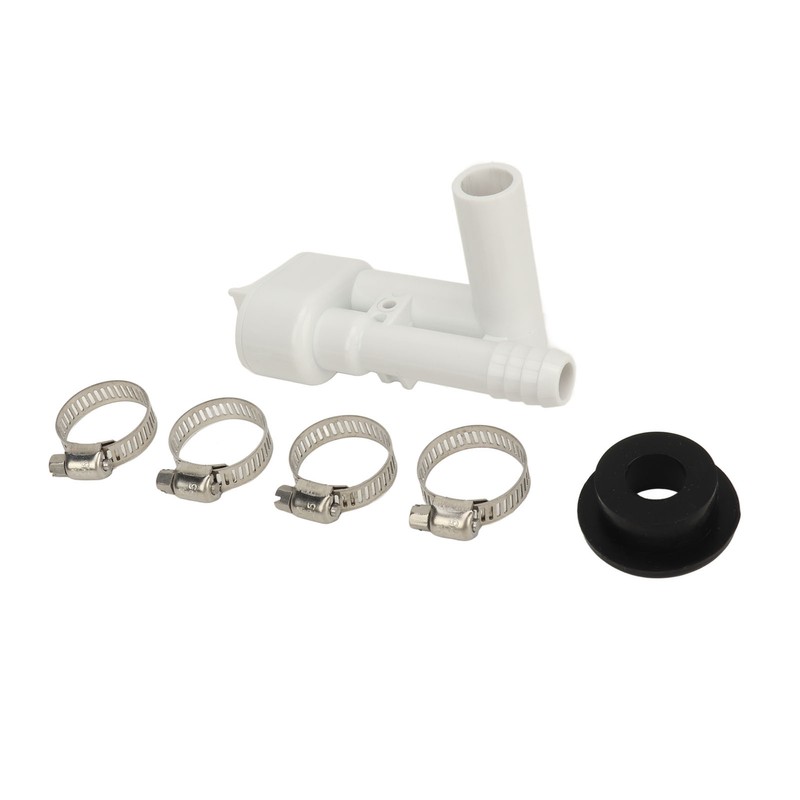 RV Toilet Vacuum Breaker Kit 385316906 Stainless Steel Clamp Sealed
