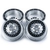 CNC Beadlock Wheel Rims Wheel Hubs for 1:10 Losi Baja