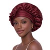Casa Della Silk Serenita Mulberry Silk Hair Bonnet – Bordeaux