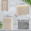 Goats Milk Scented Natural Soap Bars (12 Bars), 3.5oz Moisturizing