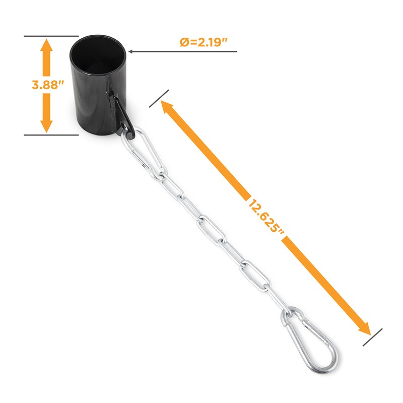 CAP Barbell Bar Attachment w/Chain Landmine Attachment, Fits 2 Inch