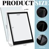 Kathfly 5 Pack Black Acrylic Sign Holder 8.5 x 11