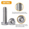 Cicidorai M5-0.8 x 30mm Button Head Socket Cap Bolts Screws,