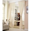 WOLTU® #630, Transparent Curtain With Eyelets, Linen Look, Eyelet Curtain,