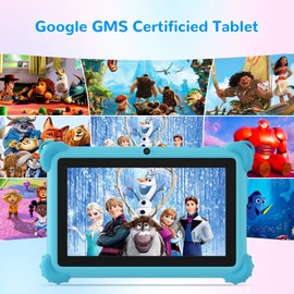 2025 Kids Tablet, Tablet for Kids 3-7,7 Inch Kid Tablets Android 13, 32GB Storage Toddler Tablets,Parental Control, Dual Camera, WiFi, Bluetooth, Long Battery Life,Educational Apps,Blue