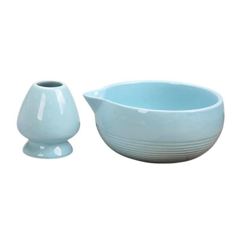 Ｂｅｓｇａ Matcha Bowl Japanese Matcha Tea Set and Whisk Holder