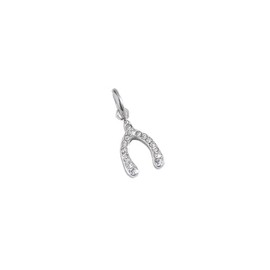 Alex and Ani Interchangeable Pave Wishbone Charm​