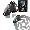 Custom Photo/Design Front Brake Caliper Inserts, Compatible with Harley Davidson