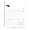 Karto Magnetic Calendar for Refrigerator 2025 - Vertical 8.5x11 inch