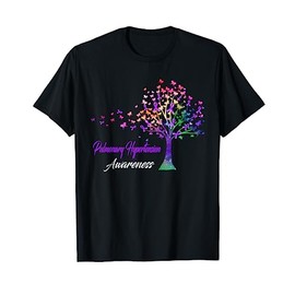 Tree Ribbon Pulmonary Hypertension Awareness T-Shirt