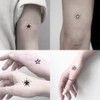Oottati Small Cute Temporary Tattoo Sticker Set of 2 -