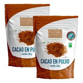 Cacao En Polvo Orgánico Xoco Maya 1kg Sin Azúcar 100% Puro