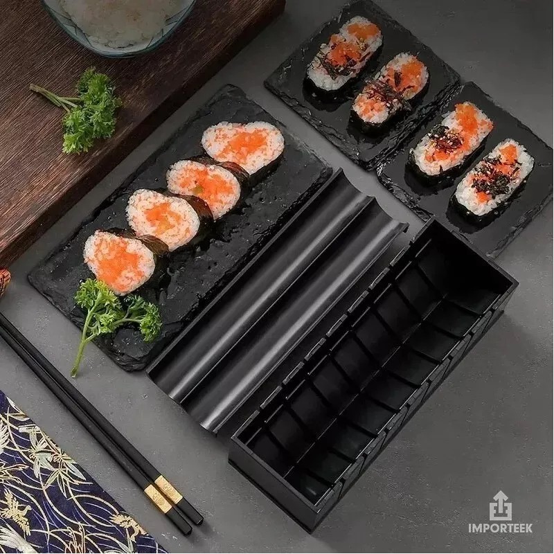 Total Supplier Set Moldes Prepara Rollos Sushi Utensilios Comida Japonesa